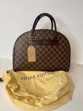 Live show listing, Louis Vuitton Nolita Damier Ebene Bag
